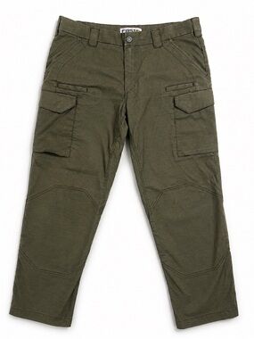 First Tactical Men’s V2 Cargo Pants – Dark Green, Size 38x36 (Medium Fit)